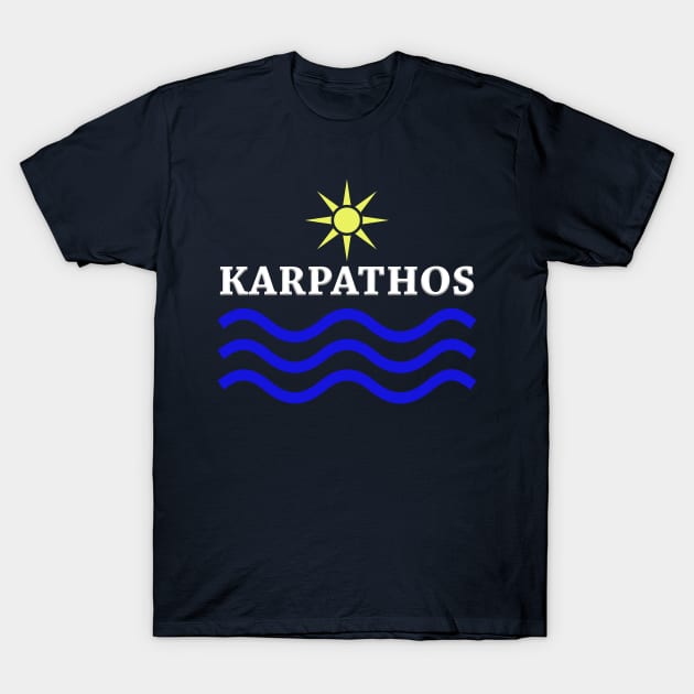 KARPATHOS-Greece Sun Water T-Shirt by BLDesign